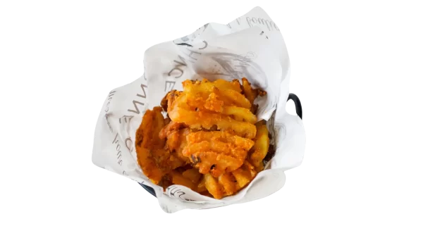 Crisscut Fries – a unique fry option at Meg's Coffee